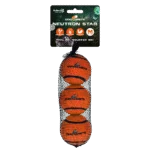 Balle de tennis pour chien avec couineur M, Ø 6 cm, orange, 3 pièces – Dog Comets Neutron Star