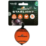 Balle de tennis pour chien flottante, orange S, Ø 5 cm – Dog Comets Starlight