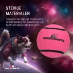 Balle de tennis pour chien, flottante, rose S, Ø 5 cm, 3 pièces – Dog Comets Starlight – Image 3