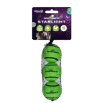Balle de tennis pour chien, flottante, verte S, Ø 5 cm, 3 pièces – Dog Comets Starlight