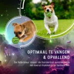 Balles de tennis flottantes pour chien, Ø 7,5 cm, vertes, 2 pièces – Dog Comets Starlight – Image 4