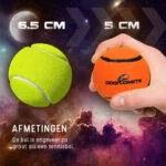 Balle de tennis pour chien flottante, orange S, Ø 5 cm – Dog Comets Starlight – Image 6