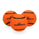 Balle de tennis pour chien avec couineur M, Ø 6 cm, orange, 3 pièces – Dog Comets Neutron Star – Image 3