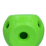 Balle à friandises pour chien en caoutchouc TPR, verte – Dog Comets Treat Lock Ball – Image 2