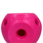 Balle à friandises pour chiens en caoutchouc TPR, rose – Dog Comets Treat Lock Ball – Image 2