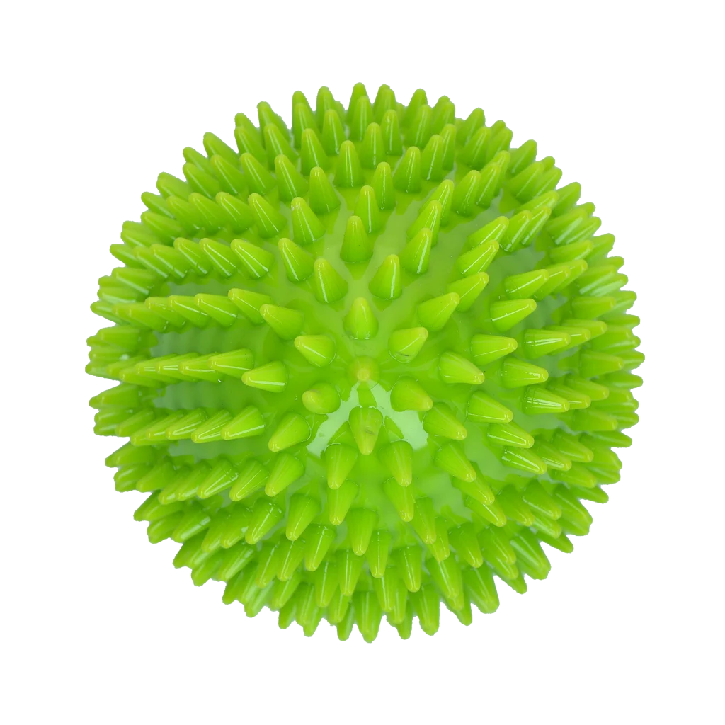 Jouet à rapporter en forme d’œuf avec couineur et picots, vert L, Ø 100 x 150 mm – Dog Comets Cosmic Egg – Image 3