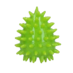 Jouet à rapporter en forme d’œuf avec couineur et picots, vert S, Ø 50 x 60 mm – Dog Comets Cosmic Egg – Image 2