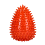 Jouet à rapporter en forme d’œuf avec couineur et picots, orange L, Ø 100 x 150 mm – Dog Comets Cosmic Egg – Image 2