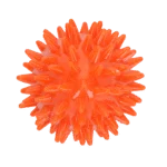 Jouet à rapporter en forme d’œuf avec couineur et picots, orange S, Ø 50 x 60 mm – Dog Comets Cosmic Egg – Image 3