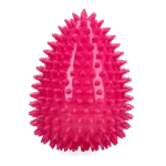Jouet de rapport en forme d’œuf avec couineur et picots, rose L, Ø 100 x 150 mm – Dog Comets Cosmic Egg – Image 2