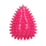 Jouet de rapport en forme d’œuf avec couineur et picots, rose S, Ø 50 x 60 mm – Dog Comets Cosmic Egg – Image 2