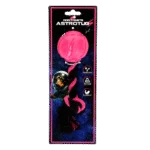 Balle pour chien avec corde en coton, 6 cm, rose – Dog Comets AstroTug