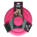 Frisbee en mousse pour chien, flottant, rose M – Dog Comets UFO Flyer