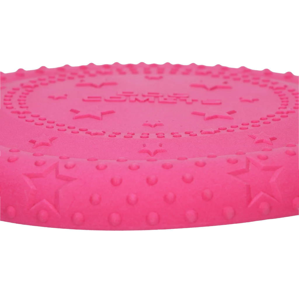 Frisbee en mousse pour chien, flottant, rose M – Dog Comets UFO Flyer – Image 4