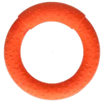 Anneau de lancer pour chien en mousse, flottant, orange M, Ø 19 cm – Dog Comets UFO Ring – Image 3