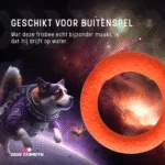 Anneau de lancer pour chien en mousse, flottant, orange M, Ø 19 cm – Dog Comets UFO Ring – Image 5