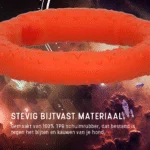 Anneau de lancer pour chien en mousse, flottant, orange M, Ø 19 cm – Dog Comets UFO Ring – Image 6