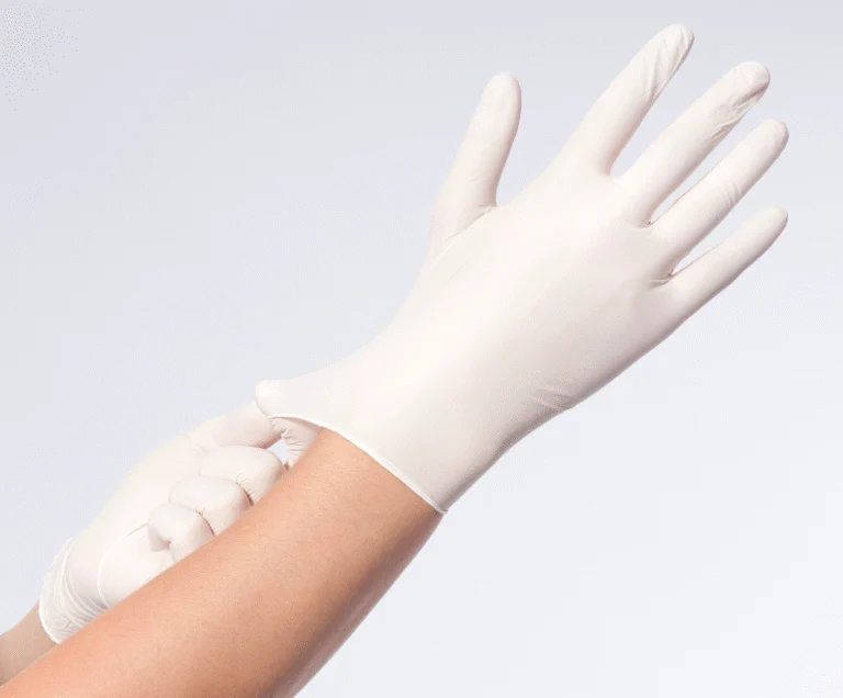 Gants jetables en nitrile blancs, taille L, 100 unités – Comforties Soft Nitril