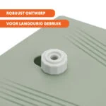 Fontaine à eau avec pédale et raccordement au tuyau d’arrosage, vert olive – Coolpets Splash Water Fountain – Image 6