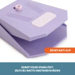 Fontaine à eau avec pédale et raccord pour tuyau d’arrosage, lilas – Coolpets Splash Water Fountain – Image 5