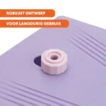 Fontaine à eau avec pédale et raccord pour tuyau d’arrosage, lilas – Coolpets Splash Water Fountain – Image 6