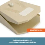Fontaine à eau avec pédale et raccord pour tuyau d’arrosage, beige – Coolpets Splash Water Fountain – Image 5