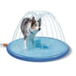 Tapis arroseur pour chien avec raccord pour tuyau d’arrosage, M 150 cm – Coolpets Splash Sprinkler Pad