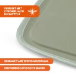 Tapis rafraîchissant pour chien à gel solide, vert olive, L 90 x 60 cm – Coolpets Gel Cooling Mat – Image 5