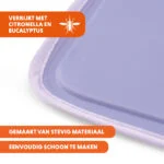 Tapis rafraîchissant pour chien à gel solide, lilas, XL 120 x 70 cm – Coolpets Gel Cooling Mat – Image 5