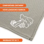 Bandana rafraîchissant pour chien, beige, M, 65 x 30 cm – Coolpets Cooling Bandana – Image 6