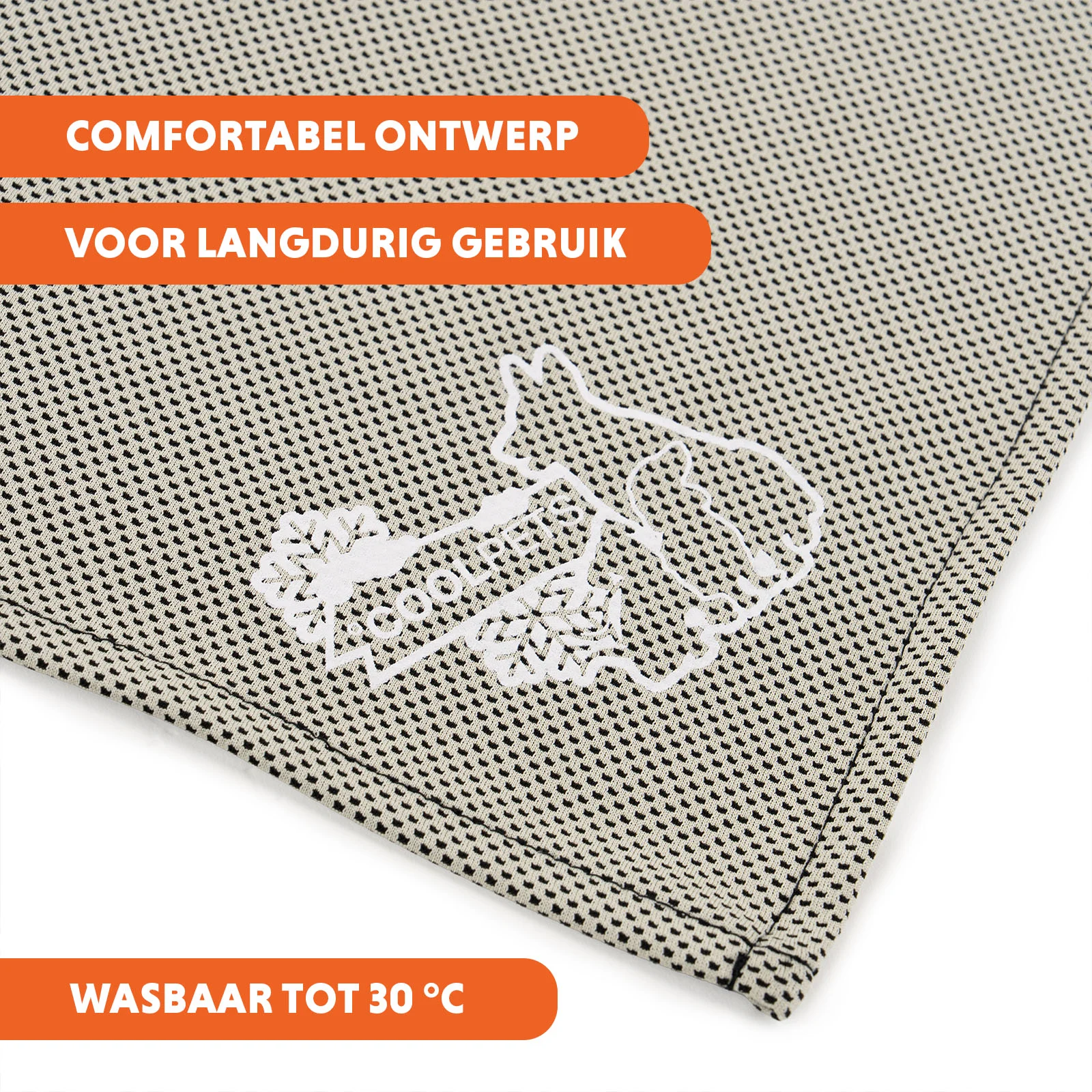 Bandana rafraîchissant pour chiens, beige, S, 45 x 20 cm – Coolpets Cooling Bandana – Image 6