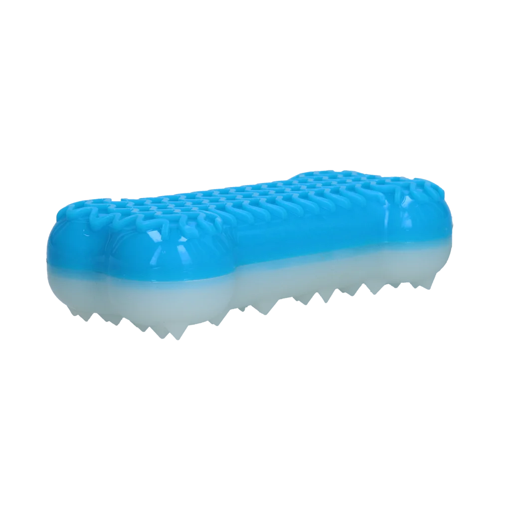Jouet rafraîchissant en forme d’os pour chiens, à remplir d’eau, 14 x 6,7 x 3,8 cm – Coolpets Ice Bone – Image 2