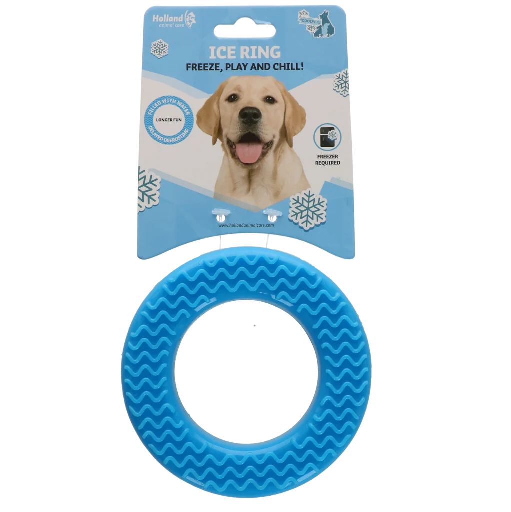 Anneau rafraîchissant pour chien, à remplir d’eau, 12 x 3,3 x 3,3 cm – Coolpets Ice Ring – Image 1