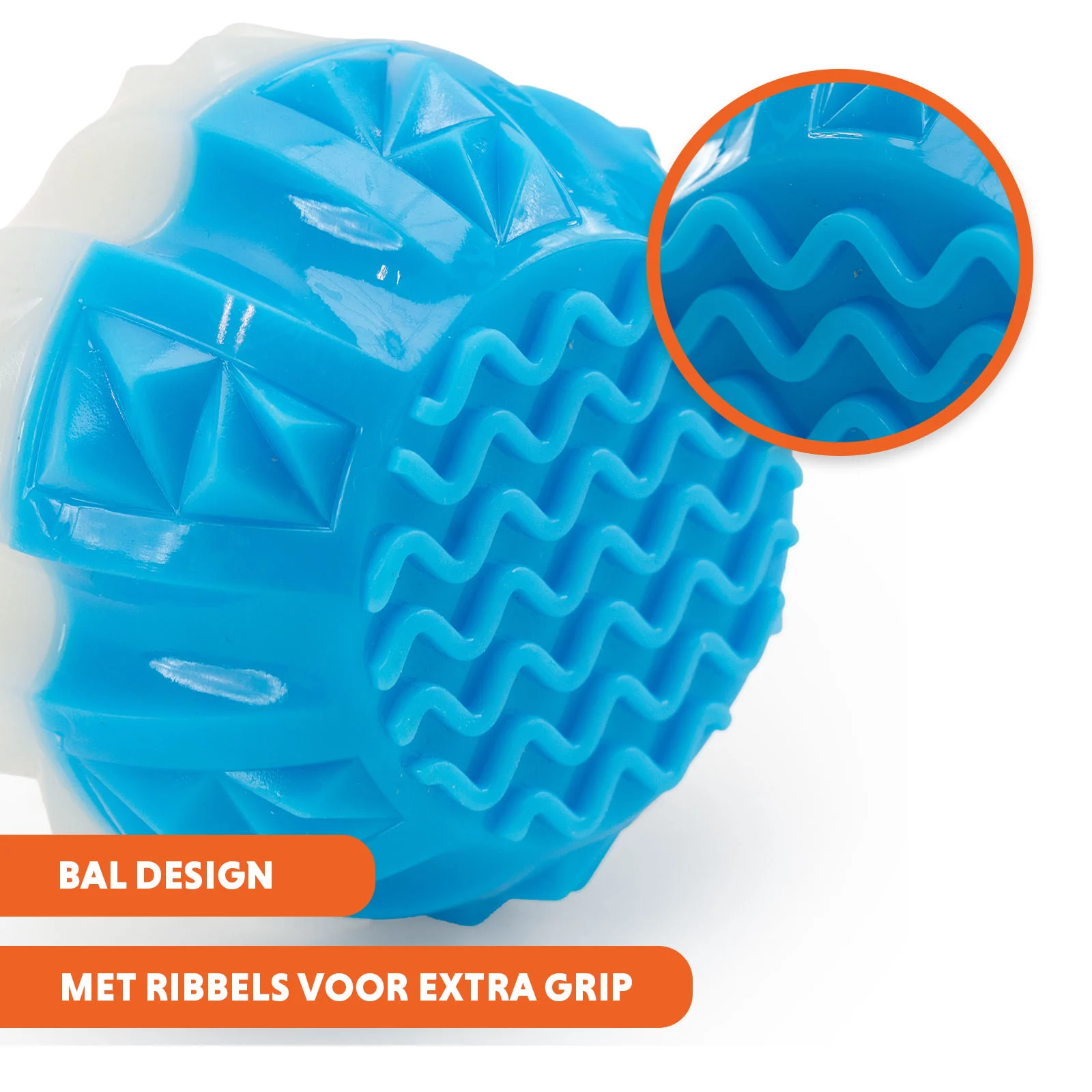 Balle rafraîchissante pour chien, 9 × 9 × 6,9 cm – Coolpets Ice Ball – Image 6