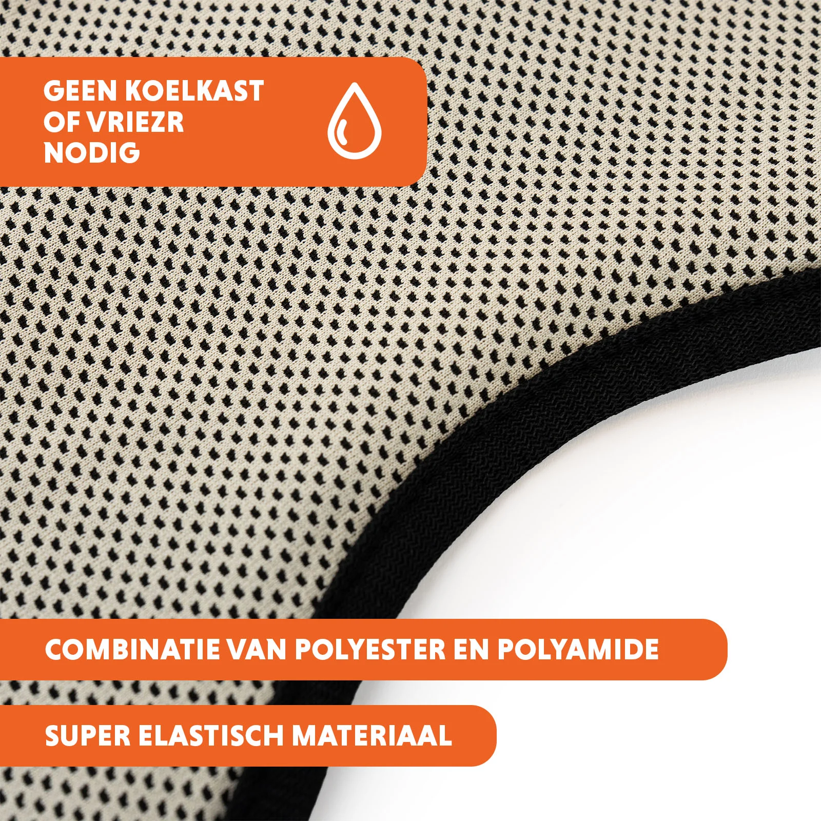 Gilet rafraîchissant pour chien, activé par l’eau, L, longueur de dos 35 cm – Coolpets Cooling Vest – Image 3