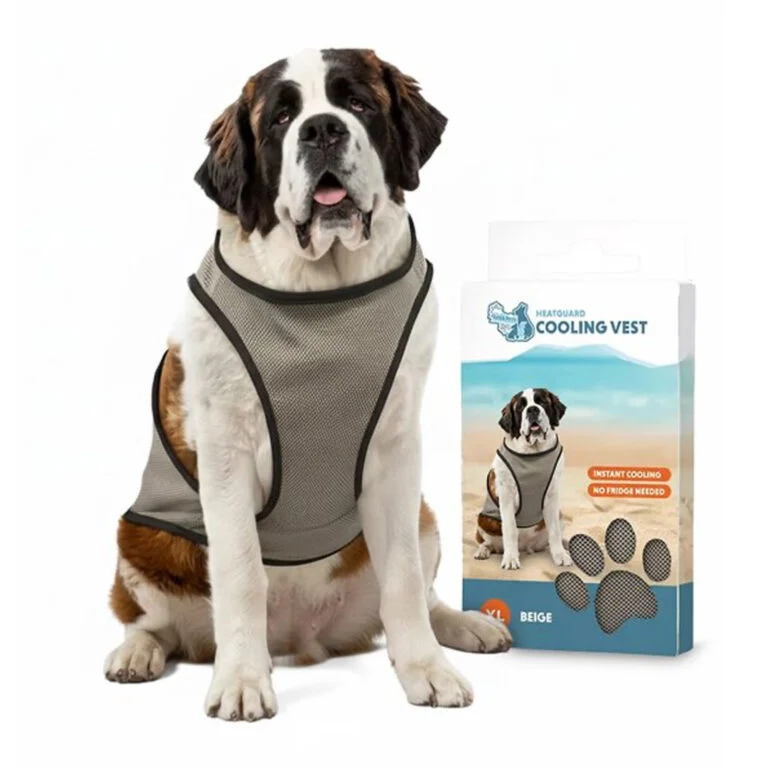 Gilet rafraîchissant pour chien, activé par l’eau, XL, longueur de dos 40 cm – Coolpets Cooling Vest