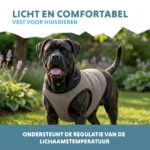 Gilet rafraîchissant pour chien, activé par l’eau, XL, longueur de dos 40 cm – Coolpets Cooling Vest – Image 4