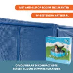 Piscine pour chien avec fond antidérapant, pliable, ø 120 x 30 cm – Coolpets Splash Dog Pool – Image 5