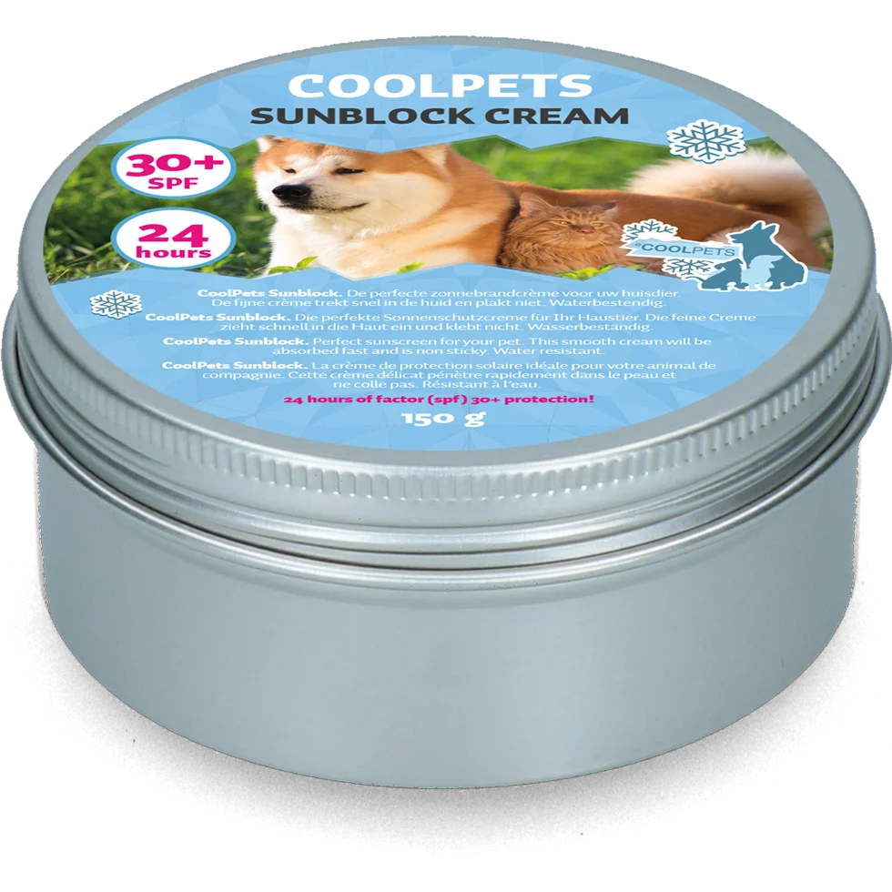 Crème solaire pour chiens, SPF 30+, 150 g – Coolpets Sunblock Creme – Image 2