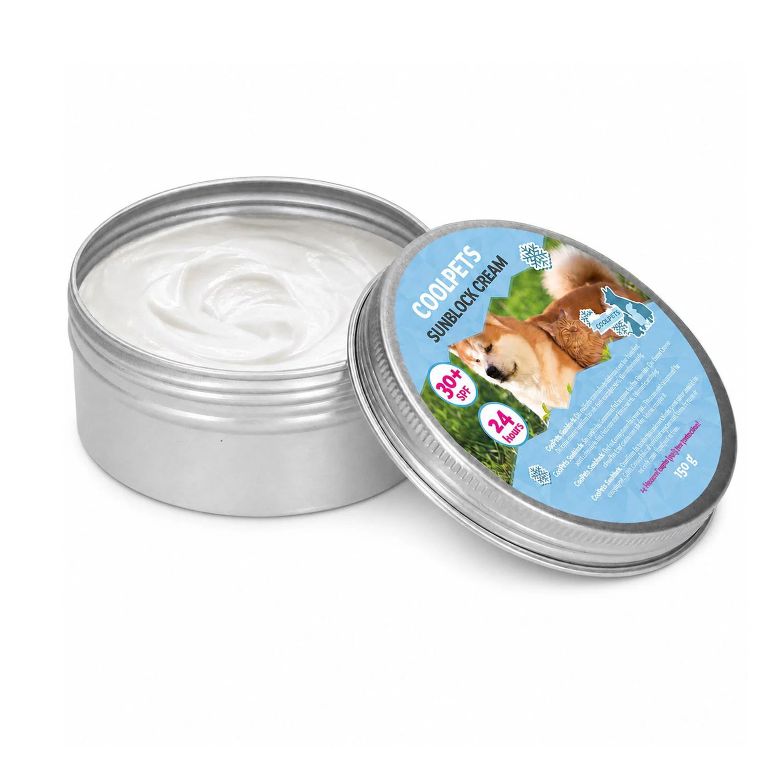 COOL081_00.jpg Crème solaire pour chiens, SPF 30+, 150 g – Coolpets Sunblock Creme – Image 1