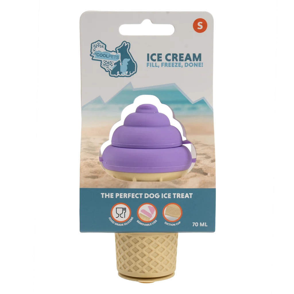 Moule à glace pour chien en silicone avec ventouse, Coolpets Ice Cream S – Image 1