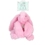 Peluche pour chien Lapin avec battement de cœur et sachet chauffant, rose, 30 x 20 cm, Cozy Dog Bunny
