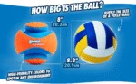Ballon de football pour chien avec encoches en caoutchouc, Ø 14 cm – Chuckit! Kick Fetch Dog S – Image 4