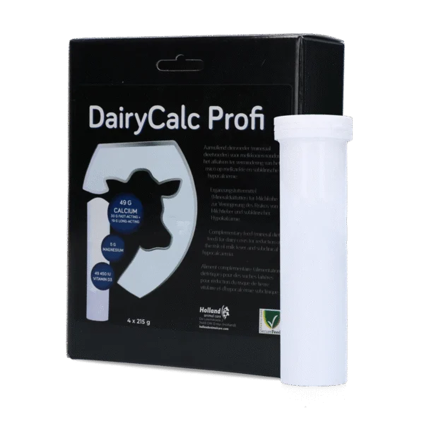 Bolus de calcium pour vaches laitières, 4 x 215 g – Hofman Animal Care Dairy Calcium Bolus (Mg & Vit. D3)
