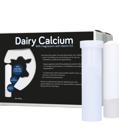 Bolus de calcium pour vaches laitières, 24 x 215 g – Hofman Animal Care Dairy Calcium Bolus (Mg & Vit. D3)
