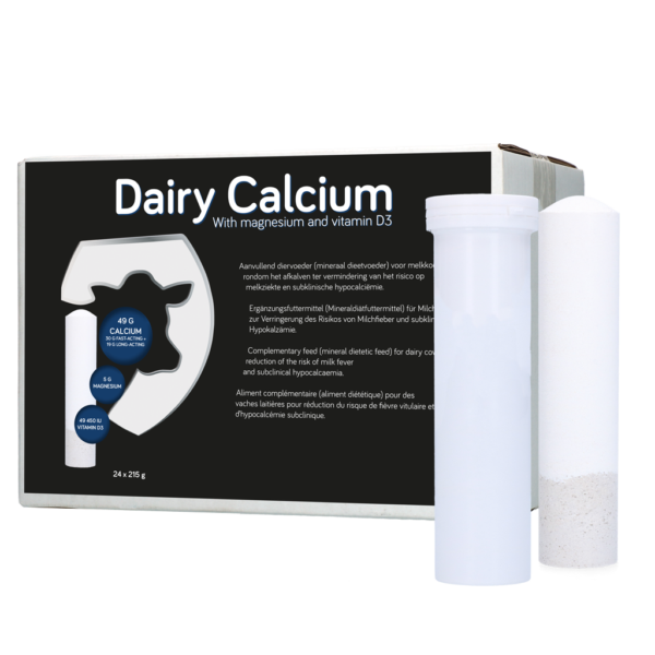 Bolus de calcium pour vaches laitières, 24 x 215 g – Hofman Animal Care Dairy Calcium Bolus (Mg & Vit. D3)