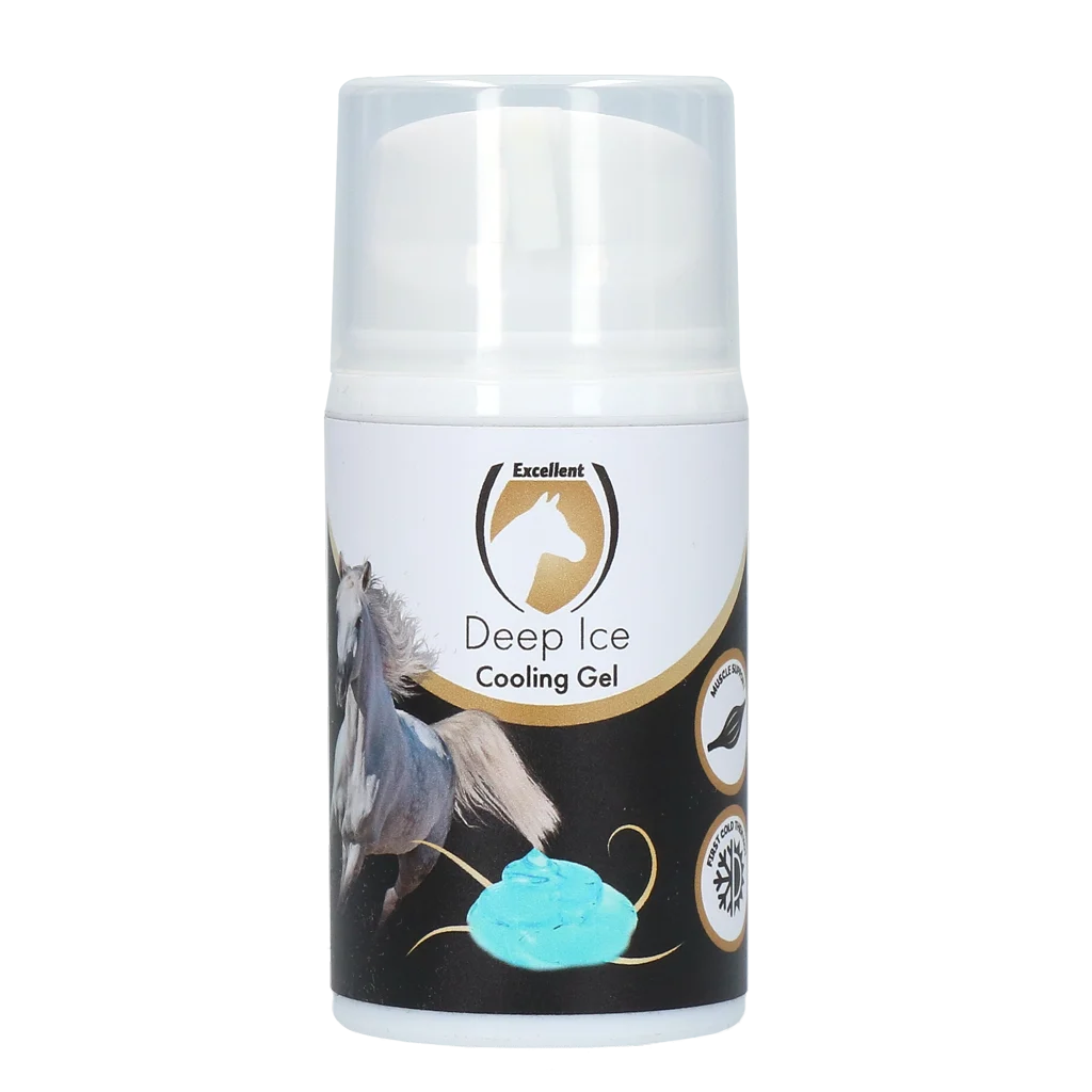 Gel rafraîchissant pour chevaux après l’effort, 50 ml – Excellent Horse Deep Ice Cooling Gel – Image 1