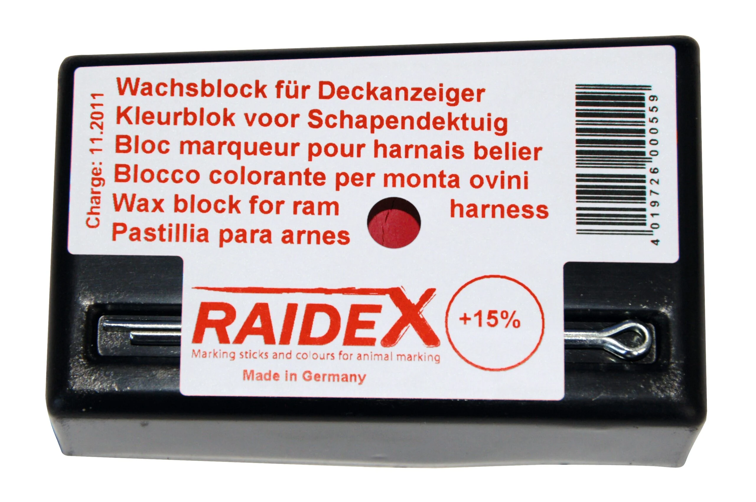 DEKB00041.jpg Bloc de marquage tous temps, rouge – Raidex – Image 1
