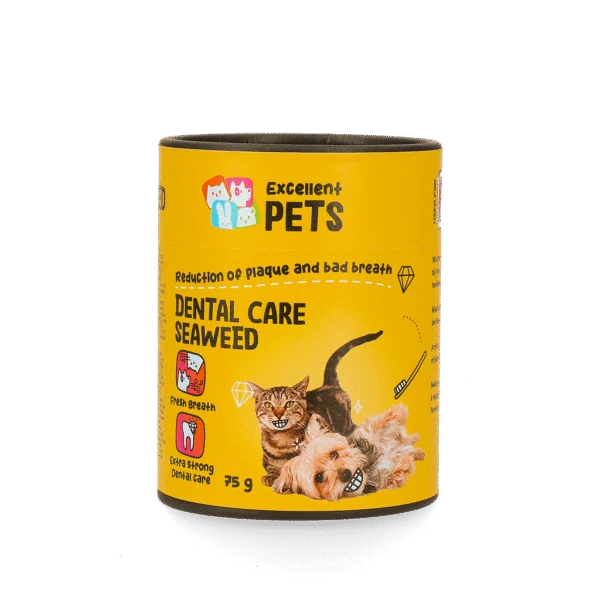 Complément dentaire pour chiens et chats, 75 g – Excellent Pets Dental Care Seaweed