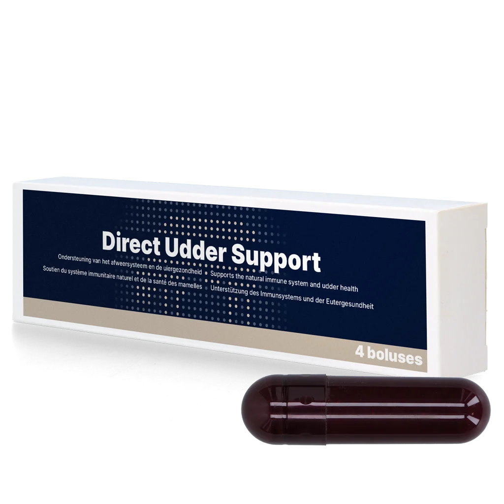 Bolus pour la mamelle des vaches laitières à l’ail noir, 4 x 60 g – Direct Bolus Udder Support – Image 1